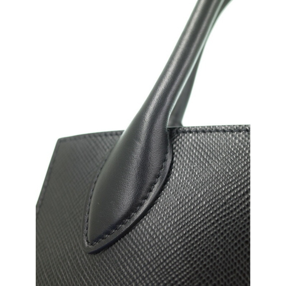 Prada Leather Bag Black Saffiano Monochrome Leather - Picture 8 of 9